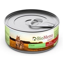 Био Меню 74107 кон.д/кошек паштет с Языком 100г - фото 11846