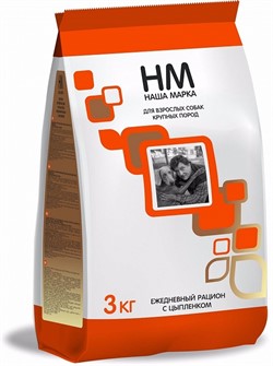 НАША МАРКА корм д/собак крупных пород с цыпленком - фото 11969