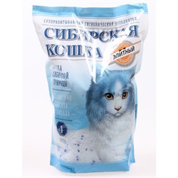 Сибирская кошка Элитный Силикагелевый наполнитель - фото 12039