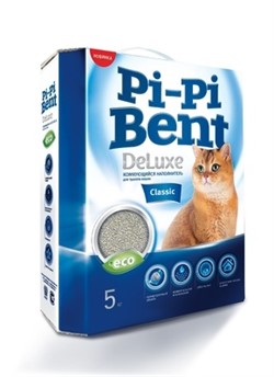 PI-PI-BENT Пи-Пи-Бент Комкующийся наполнитель "Делюкс Классик" (коробка) - фото 15012