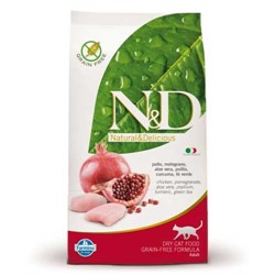 FARMINA N&D PRIME GF Сухой беззерновой корм для взрослых кошек с курицей и гранатом Adult Cat Chicken&Pomegranate - фото 15768