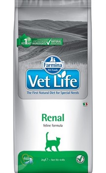 FARMINA Vet Life Cat Renal Для кошек при почечной недостаточности - фото 15964