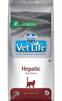 FARMINA Vet Life Cat Hepatic Для кошек Поддержание работы печени - фото 15986