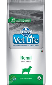 FARMINA Vet Life Dog Renal Хроническая почечная недостаточность - фото 16015