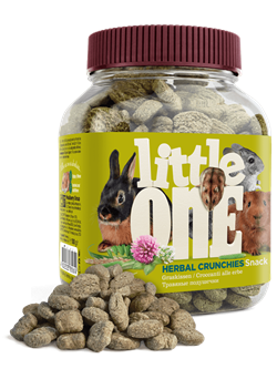 Little One Литтл Уан  Лакомство для грызунов Травяные подушечки 100г - фото 20034