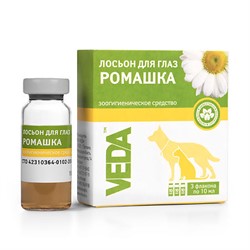 Фитоэлита  Лосьон для глаз "Ромашка", для кошек и собак, 30 мл - фото 31110
