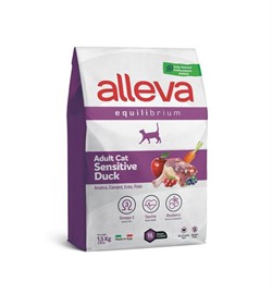Alleva Equilibrium Cat сухой корм для взрослых кошек с уткой - фото 32114