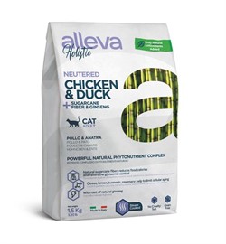 Alleva Holistic Cat Neutered с курицей и уткой для стерилизованых кошек - фото 32148