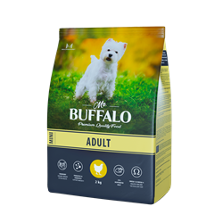 Сухой корм для собак мелких пород MR. BUFFALO ADULT MINI С КУРИЦЕЙ - фото 39181