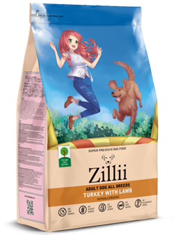 ZILLII Adult Dog Сухой корм для взрослых собак Индейка с Ягнёнком - фото 40271
