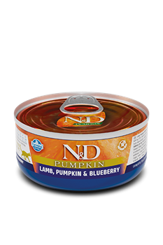 N&D CAT LAMB, PUMPKIN & BLUEBERRY (с тыквой, ягненок и черника) - фото 41844