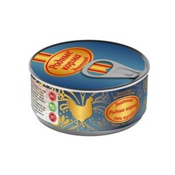 РОДНЫЕ КОРМА 100 г знатные консервы 100 % курица для кошек - фото 42612