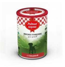 Родные корма Мясное угощение с Говядиной для щенков - фото 42677