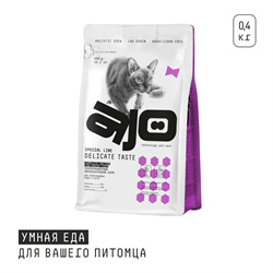 AJO DELICATE TASTE СУХОЙ ПОЛНОРАЦИОННЫЙ КОРМ  ДЛЯ ПРИВЕРЕДЛИВЫХ КОШЕК И КОТЯТ - фото 42913