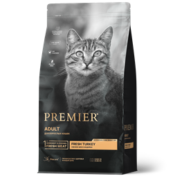 PREMIER CAT ADULT Turkey Для взрослых кошек, с индейкой - фото 43060