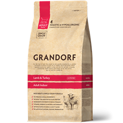 Grandorf Lamb & Turkey Indoor (Ягненок с индейкой для домашних кошек) - фото 44653