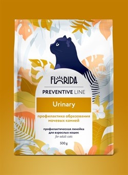 Florida Preventive Line Urinary сухой корм для кошек "Профилактика образования мочевых камней" - фото 44668