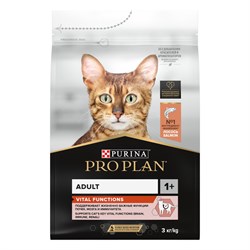 PRO PLAN® VITAL FUNCTIONS для взрослых кошек для поддержания функций почек, мозга и иммунитета с лососем - фото 44886