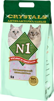 N1 Силикагелевый антибактер. зеленый наполнитель - фото 45403