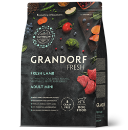 Grandorf  Fresh DOG Lamb MINI СВЕЖЕЕ МЯСО ЯГНЕНКА С БАТАТОМ ДЛЯ СОБАК МЕЛКИХ ПОРОД - фото 46021