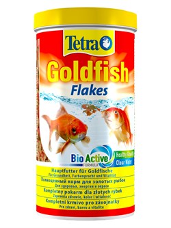 TetraGoldfish корм в хлопьях для всех видов золотых рыбок 1 л - фото 55829