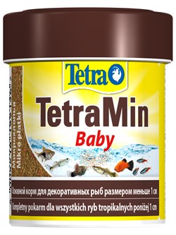 TetraMin Baby корм для мальков до 1 см мелкая крупа 66 мл - фото 55893