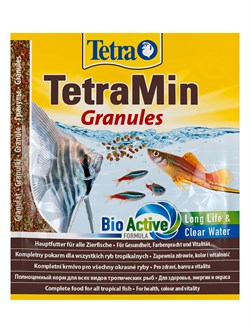 TetraMin Granules корм для всех видов рыб в гранулах 15 г (sachet) - фото 55923