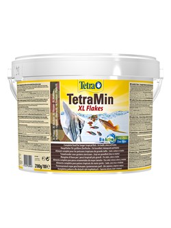 TetraMin XL корм для всех видов рыб крупные хлопья 10 л (ведро) - фото 55961