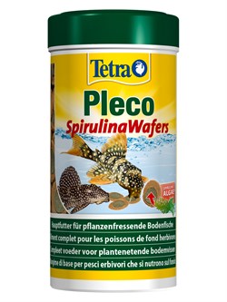 TetraPleco Spirulina Wafers корм для сомов чипсы 250 мл - фото 56009