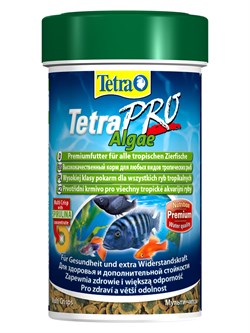 TetraPro Algae Crisps раст.корм для всех видов рыб в чипсах 100 мл - фото 56041