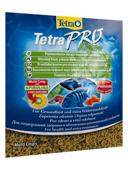 TetraPro Algae Crisps раст.корм для всех видов рыб в чипсах 12 г (sachet) - фото 56045