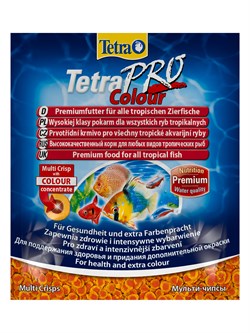 TetraPro Color Crisps корм-чипсы для улучшения окраса всех декоративных рыб 12 г (sachet) - фото 56062