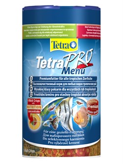 TetraPro Menu корм для всех видов рыб "4 вида" чипсов 250 мл - фото 56089