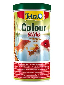 Tetra Pond Color Sticks корм для прудовых рыб палочки для окраски 1 л - фото 56528