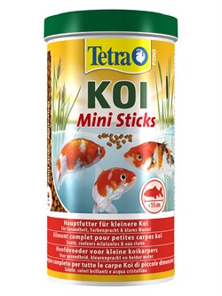 Tetra Pond Koi Mini Sticks корм для молодых кои в палочках 1 л - фото 56535