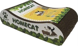 HOMECAT Мятная волна 41х24х10 см когтеточка малая гофрокартон - фото 57759