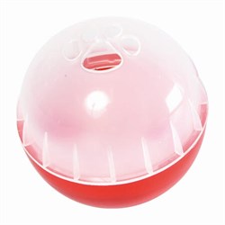 HOMECAT Ф 8,5 см игрушка для кошек мяч пластиковый с отверстиями для лакомств - фото 58041