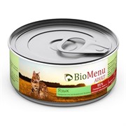 Био Меню 74107 кон.д/кошек паштет с Языком 100г