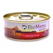 Био Меню 74114 кон.д/котят паштет с Говядиной 100г
