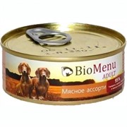 Био Меню  консервы д/собак Мясное ассорти
