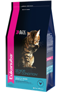 Eukanuba Cat корм с домашней птицей для пожилых кошек