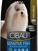 FARMINA Cibau Sensitive Fish Mini Для взрослых собак малых пород с рыбой