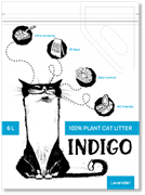 INDIGO наполнитель растительный с ароматом лаванды