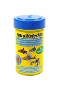 Tetra WaferMix Корм д/травоядных, хищных и донных рыб с добавлением креветок, пластинки 100мл