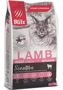 BLITZ  ADULT CATS LAMB корм для кошек с Ягнёнком
