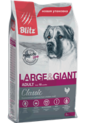 BLITZ Classic ADULT LARGE&GIANT BREEDS/корм для собак крупных пород
