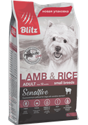 BLITZ ADULT SMALL BREEDS Lamb & Rice корм для мелких собак