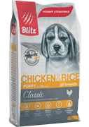 BLITZ PUPPI Chicken &Rice корм для щенков