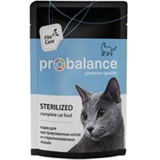 ProBalance Sterilized для стерилиз.кошек / кастр. котов, пауч 85 гр