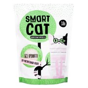 SMART CAT Силикагелевый наполнитель для чувствительных кошек (без аромата)